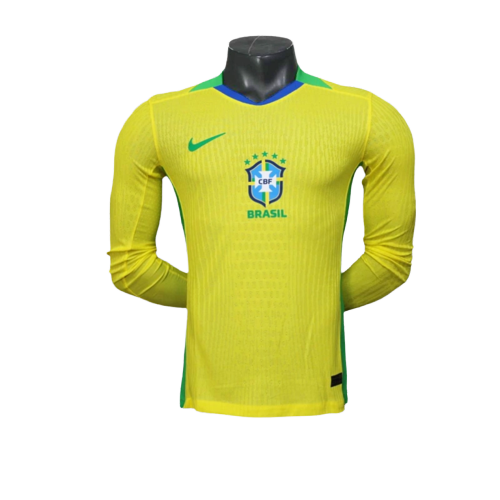 Camiseta Brasil 25/26 I de Local - Manga Larga