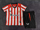 Conjunto Niño Athletic Club de Bilbao 1ª Equipación 2026/27 – Camiseta y Pantalón Rojiblanco