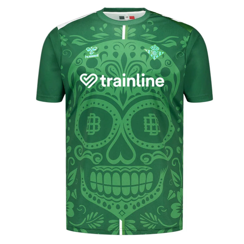 Camiseta Día De Muertos Hombre Verde