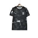 Camiseta Corinthians 25/26 Pre-Partido - Negro - Versión Aficionado