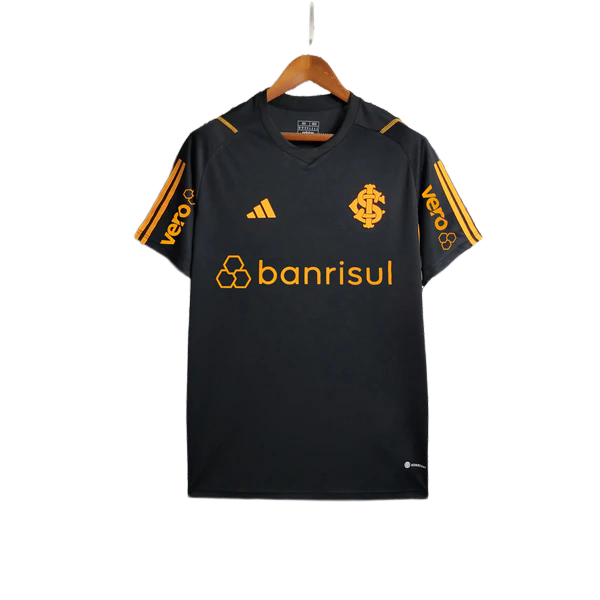 Camiseta Internacional 23/24 Entrenamiento - Negro - Todos los Patroci