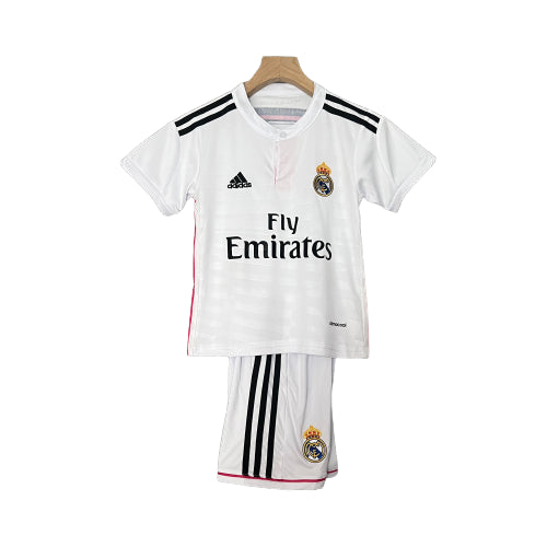 Conjunto Infantil Retrô - Real Madrid 14/15 I de Local