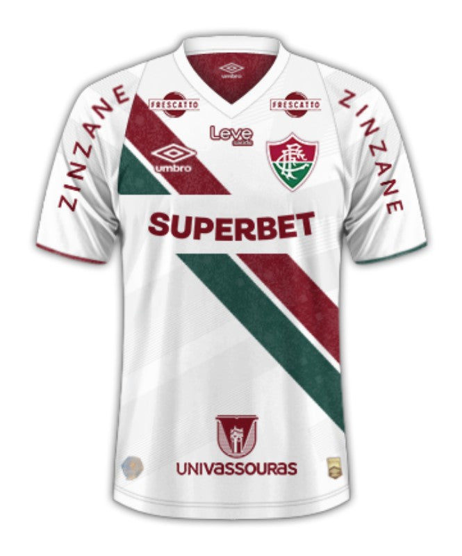 Camiseta Fluminense 24/25 II de Visitante - Todos los Patrocinios - Versión Aficionado
