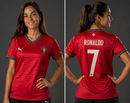 Camiseta Femenina Portugal Copa del Mundo 2026 – Primera Equipación Roja