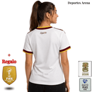 🏆Camiseta España Bicampeona del Mundo 2026 – 2ª Equipación Blanca Mujer