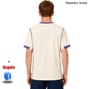Camiseta FC Barcelona 3ª Equipación 2026/27 – Crema con Franja Azul Vertical