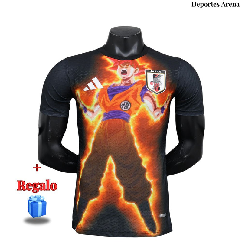 Camiseta Edición Especial Goku Negro 25/26 - Versión Jugador