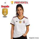🏆 PREVENTA | Camiseta España Bicampeona del Mundo 2026 – 2ª Equipación Blanca Mujer | Envío desde el 25 de Julio