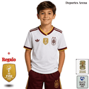 🏆 Conjunto Niño España Bicampeonadel Mundo 2026 – 2ª Equipación Camiseta y Pantalón