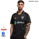 Camiseta Málaga CF x IlloJuan - Edición Limitada  (Negra)
