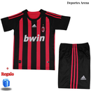 EXCLUSIVO: EQUIPACIÓN AC MILAN 2008 RETRO NIÑOS