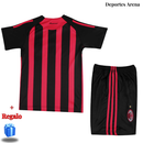 EXCLUSIVO: EQUIPACIÓN AC MILAN 2008 RETRO NIÑOS