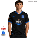 Camiseta RC Deportivo A Coruña 2ª Equipación 2026/27 – Visitante Negra con Detalles Azul