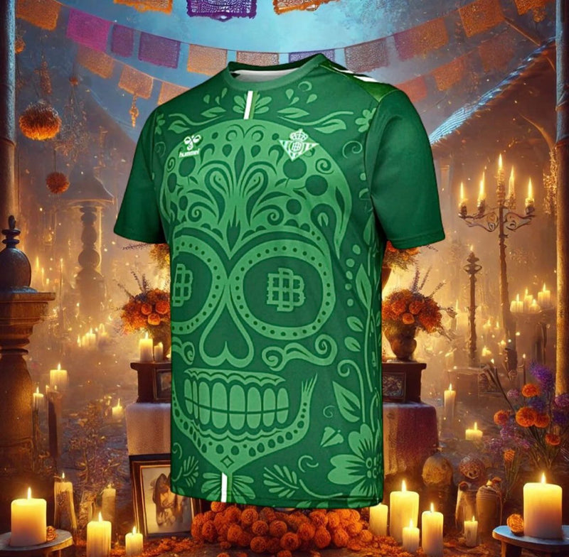 Real Betis Día De Muertos Hombre Verde