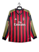 Camiseta AC Milan 13/14 I de Local - Manga Larga Versión Retro