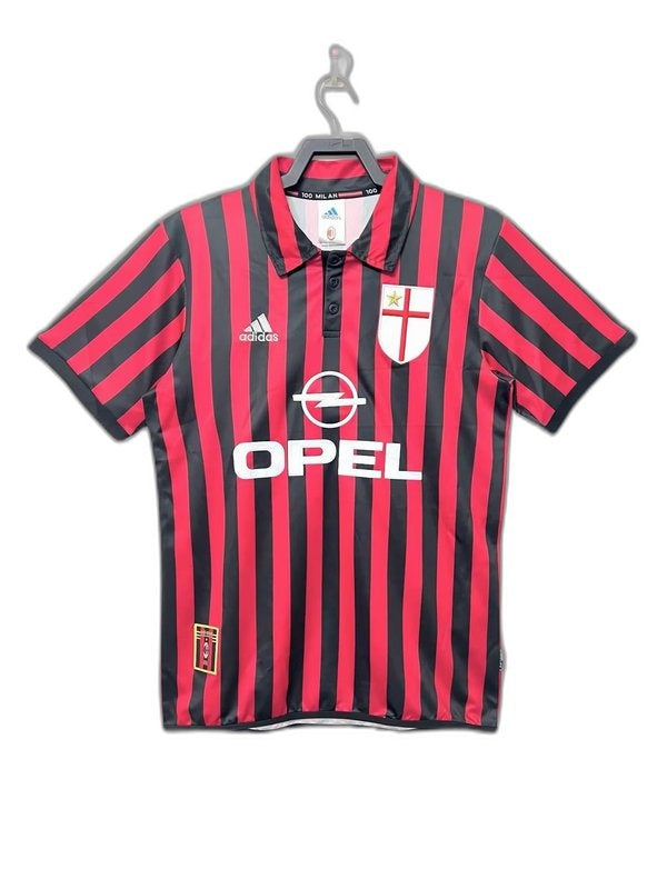 Camiseta AC Milan 99/00 I de Local - Versión Retro