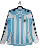 Camiseta Argentina 06/07 I de Local - Manga Larga Versión Retro