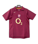 Camiseta Arsenal 05/06 I de Local - Versión Retro