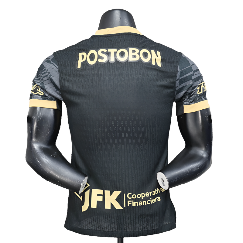 Camiseta Atletico Nacional 25/26 Edición Negra - Versión Jugador