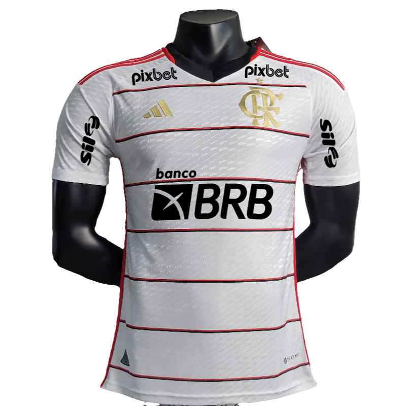 Camiseta Flamengo 23/24 II de Visitante - Todos los Patrocinios - Versión Jugador