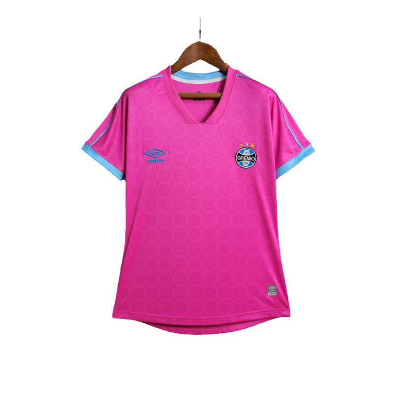 Camiseta Grêmio 23/24 Edición Octubre Rosa - Mujer
