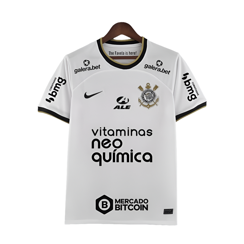 Camiseta Corinthians 22/23 I de Local - Todos los Patrocinios - Versión Aficionado