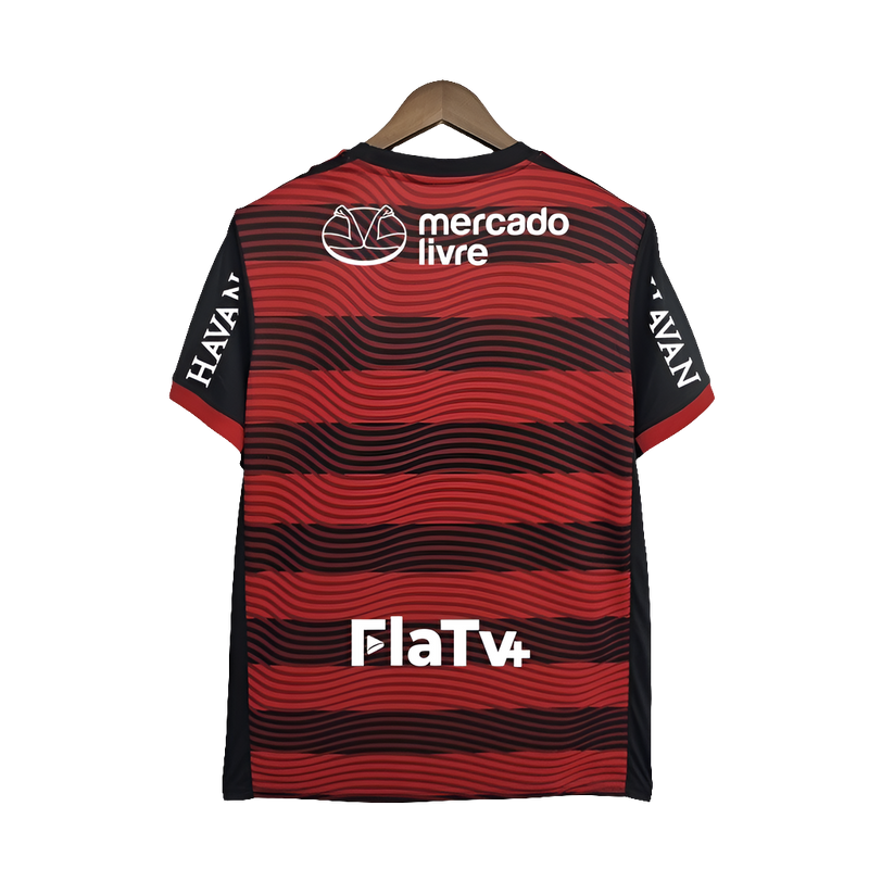 Camiseta Flamengo 22/23 I de Local - Todos los Patrocinios - Versión Aficionado