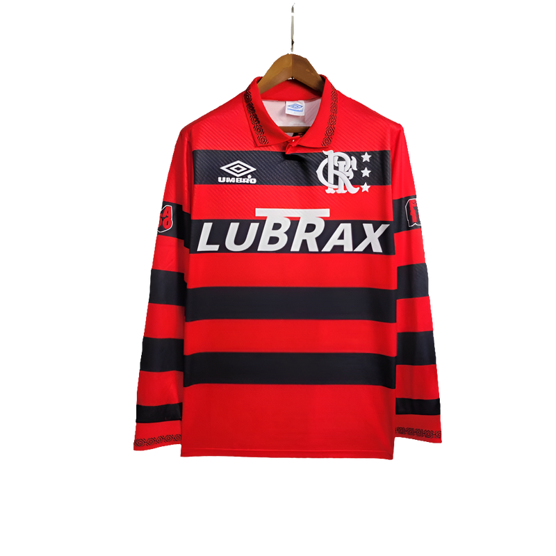 Camiseta Flamengo 94/95 I de Local - Manga Larga Versión Retro