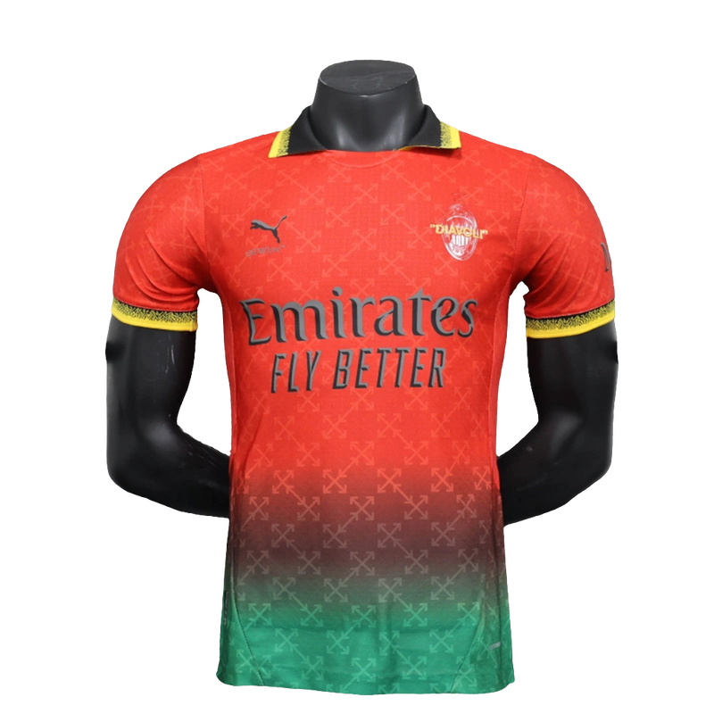 Camiseta AC Milan 25/26 Edición Conmemorativa - Rojo - Versión Jugador