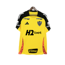 Camiseta Atlético Mineiro 25/26 Amarillo Entrenamiento - Todos los Patrocinios - Versión Aficionado