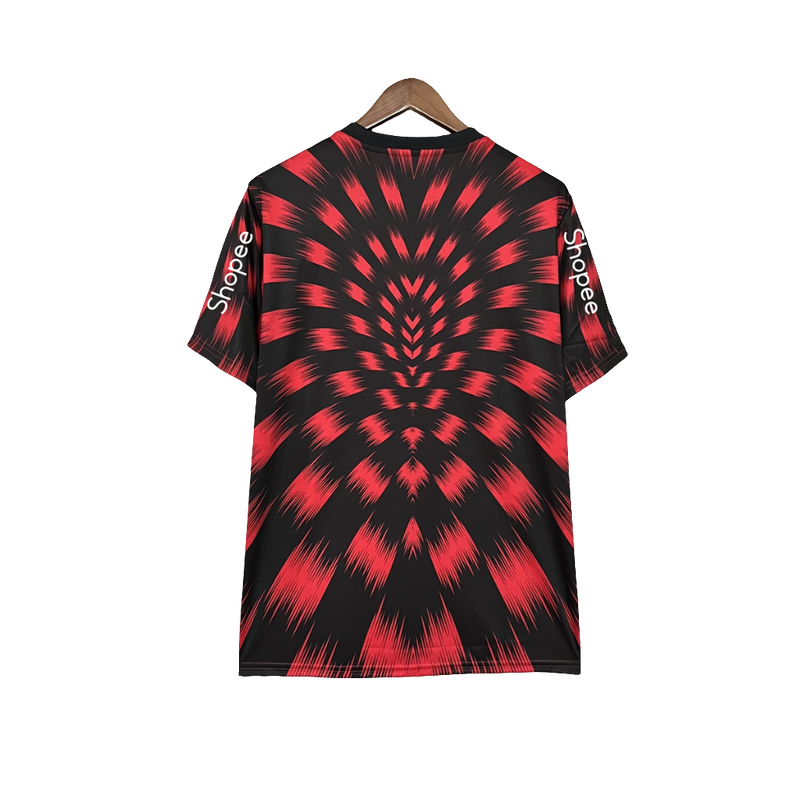 Camiseta Flamengo 25/26 Pre-Partido - Todos los Patrocinios - Versión Aficionado