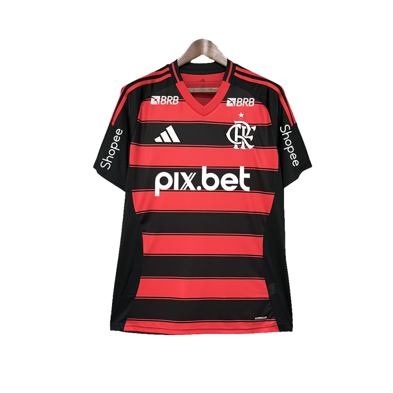 Camiseta Flamengo 25/26 I de Local - Todos los Patrocinios - Versión Aficionado