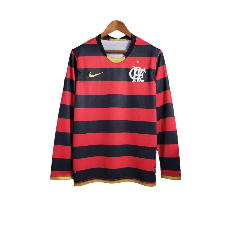 Camiseta Flamengo 2009 I de Local - Manga Larga Versión Retro