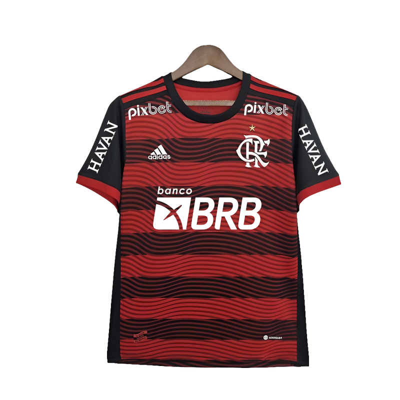 Camiseta Flamengo 22/23 I de Local - Todos los Patrocinios - Versión Aficionado
