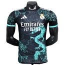 Camiseta Real Madrid 25/26 Edición Especial - Negro e Azul Claro - Versión Jugador