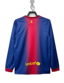 Camiseta Barcelona 12/13 I de Local - Manga Larga Versión Retro