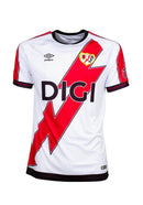 Camiseta Rayo Vallecano 2025/26 - Primera Equipación Blanca y Roja