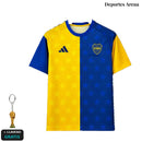 Camiseta Boca Juniors Pre-Partido 2026/27 – Azul y Amarilla con Estrellas