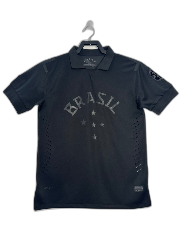 Camiseta Brasil 13/14 Negro - Versión Retro