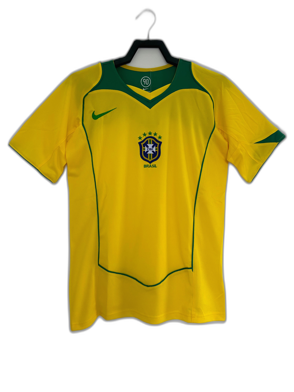 Camiseta Brasil 2004 I de Local - Versión Retro