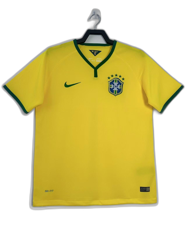 Camiseta Brasil 2014 I de Local - Versión Retro