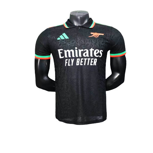 Camiseta Arsenal 25/26 Entrenamiento - Negro - Versión Jugador