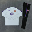 Chándal Barcelona 2026/27 Blanco y Morado – foto real