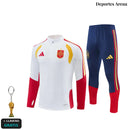 Chándal España 2026/27 Blanco y Rojo – frontal