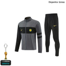 Chándal Inter de Milán 2026/27 Gris y Negro – frontal