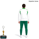 Chándal de Invierno Real Betis 2026/27 Blanco y Verde - modelo espalda