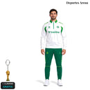 Chándal de Invierno Real Betis 2026/27 Blanco y Verde - modelo frontal