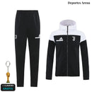 Chándal Juventus 2026/27 Negro y Blanco – frontal