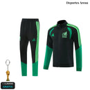 Chándal México 2026/27 Negro y Verde – frontal