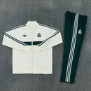 Chándal Real Madrid adidas Originals 2026/27 Crema y Verde – foto real